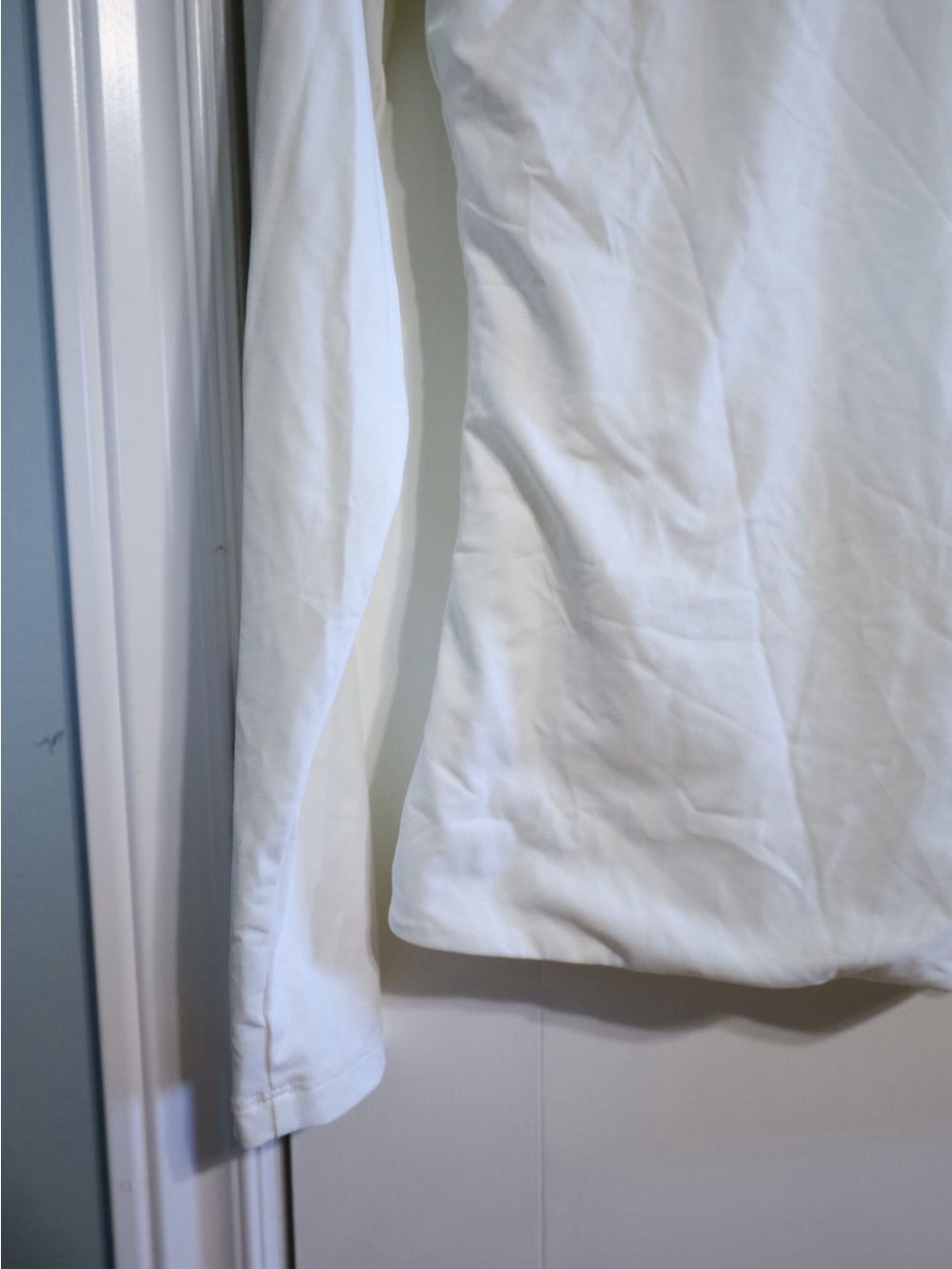 Frank and Oak Contour Long Sleeve Shirt in White Size Medium - Picture 4 of 7